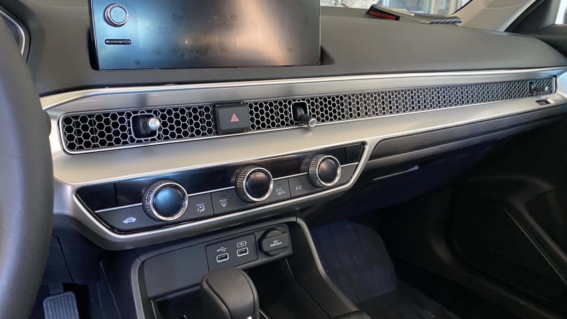 Civic FE1 2022 için Uyumlu Göğüslük Kaplama 2 Parça - Silver 4