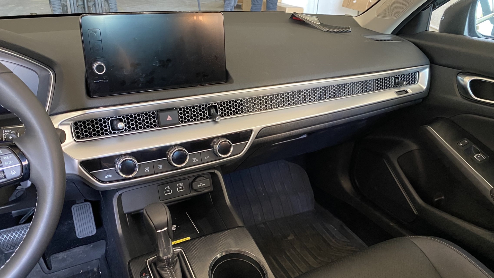 Civic FE1 2022 için Uyumlu Göğüslük Kaplama 2 Parça - Silver 5