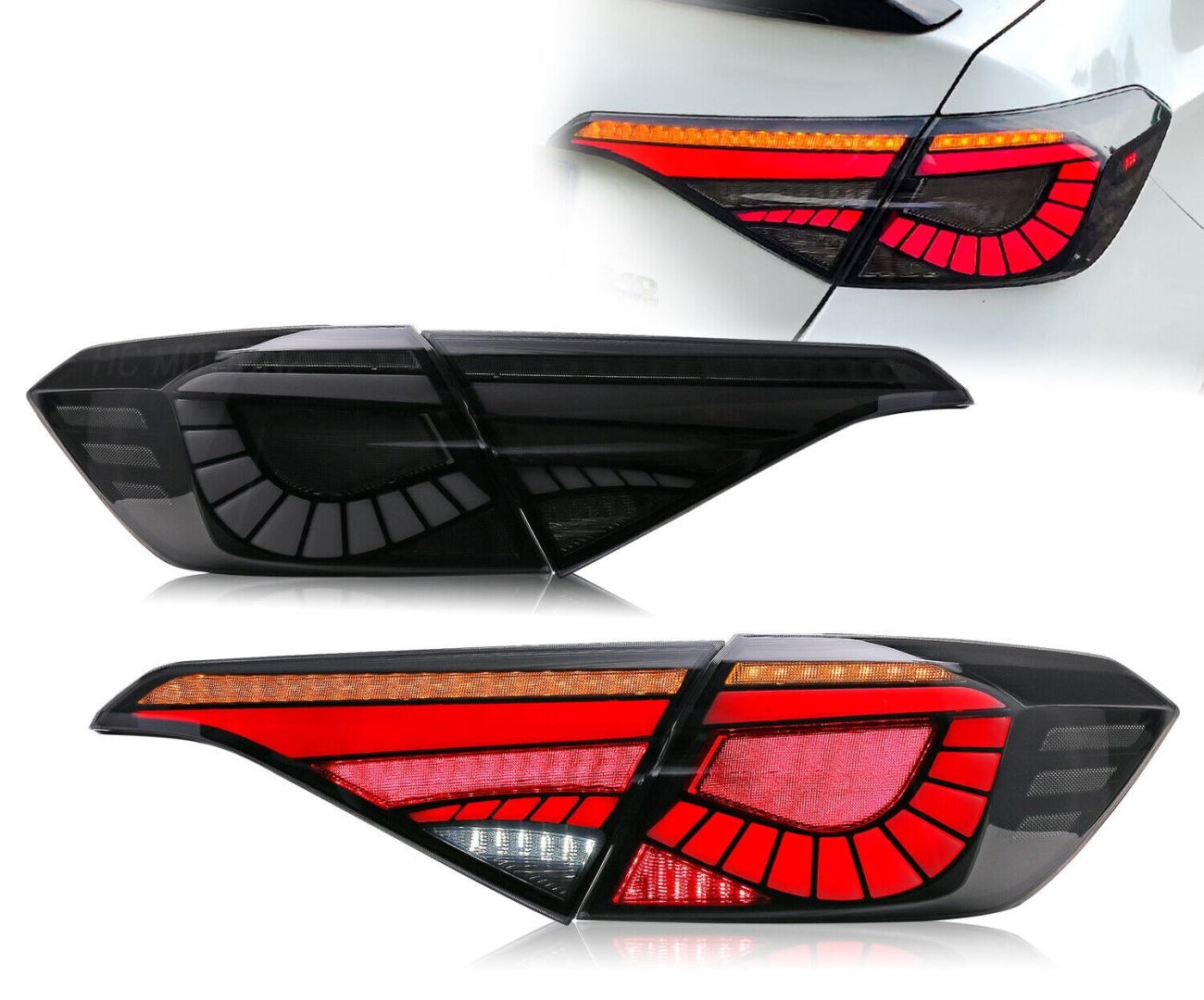 Civic FE1 2022+ Uyumlu Dragon LED Stop - Smoke 2