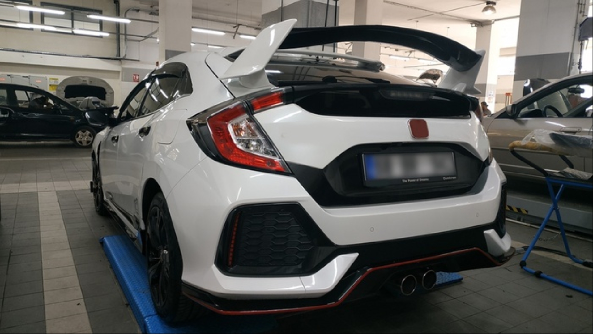 Civic FK7 için Uyumlu Type-R Spoiler (Boyasız) 2