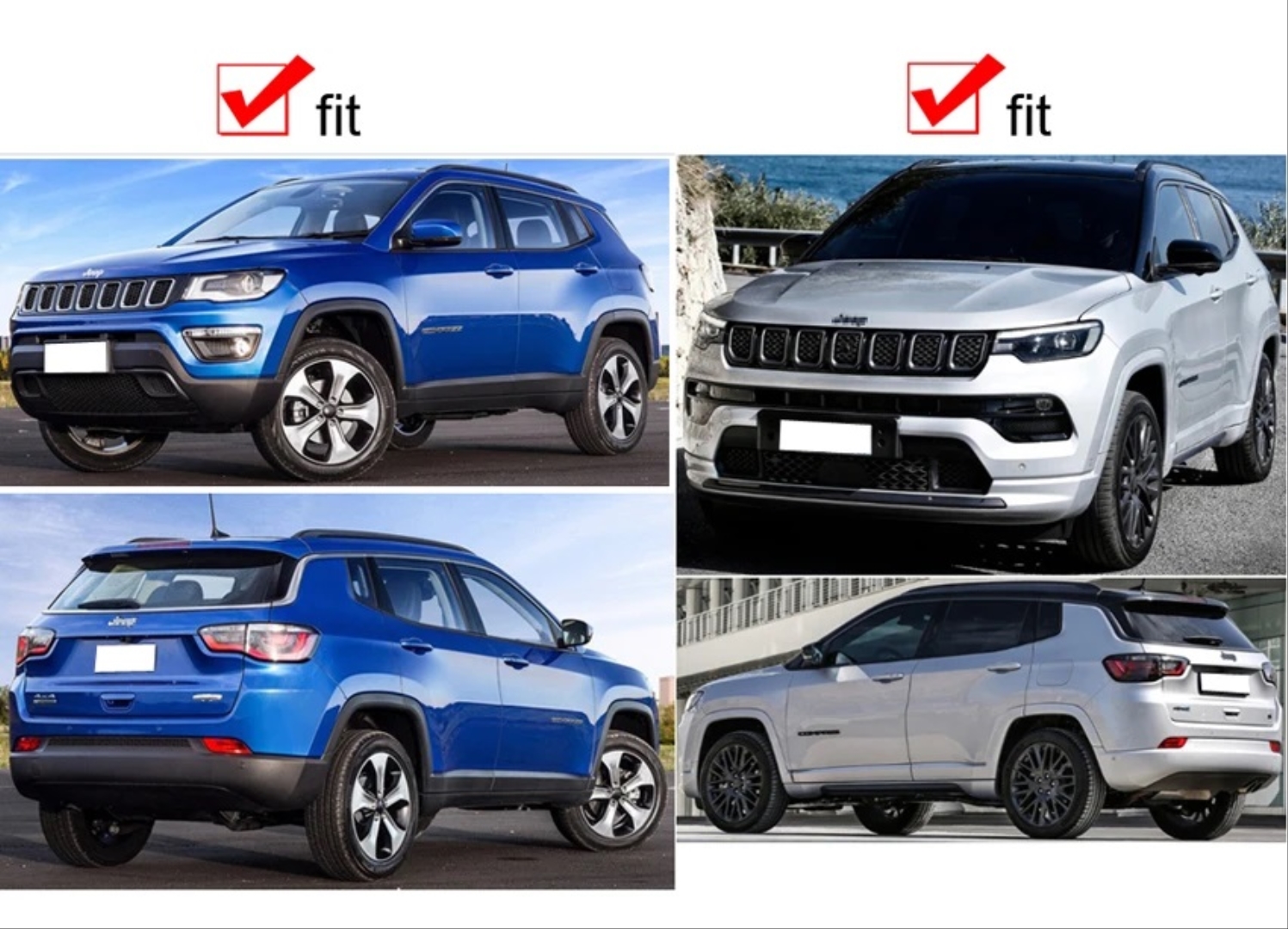 Jeep Compass 2016-2023 İçin Uyumlu OEM Görünüm Yan Basamak 3