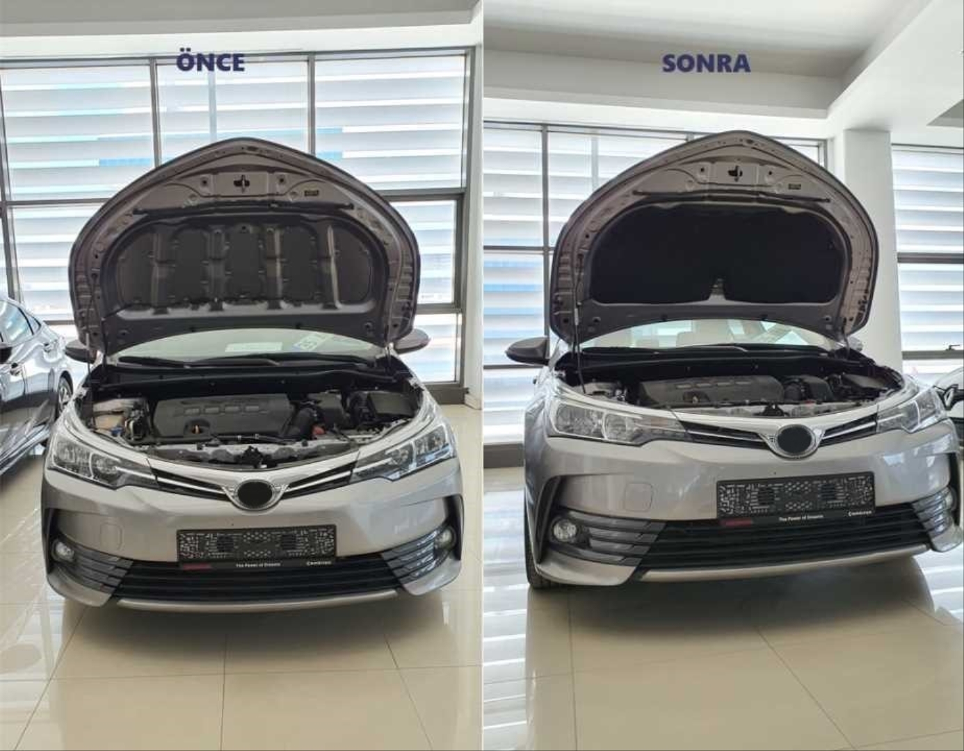 Toyota Corolla 2014-2018 İçin Uyumlu Kaput İzolatörü 3