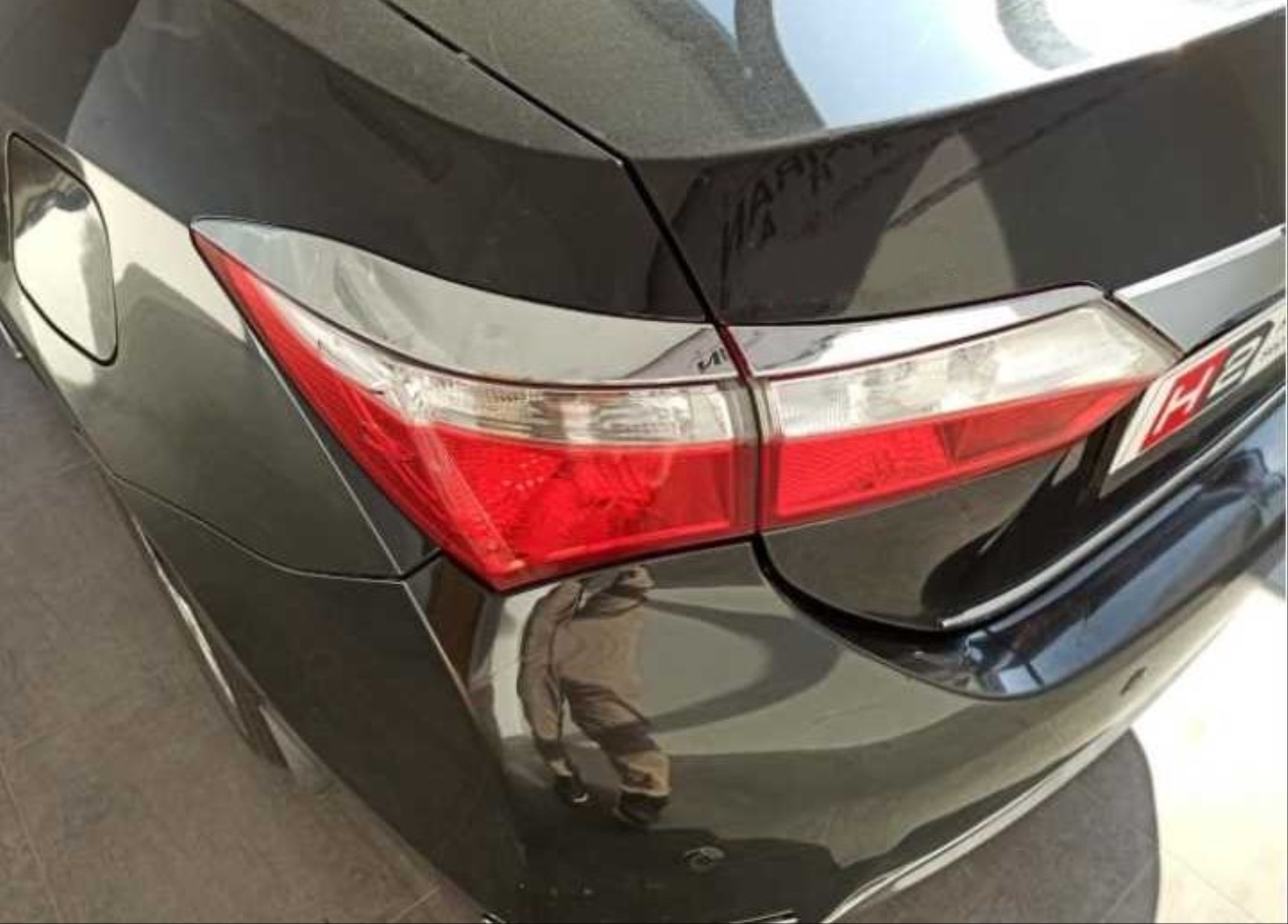 Toyota Corolla 2014-2018 İçin Uyumlu Stop Kasa Nikelajı 4
