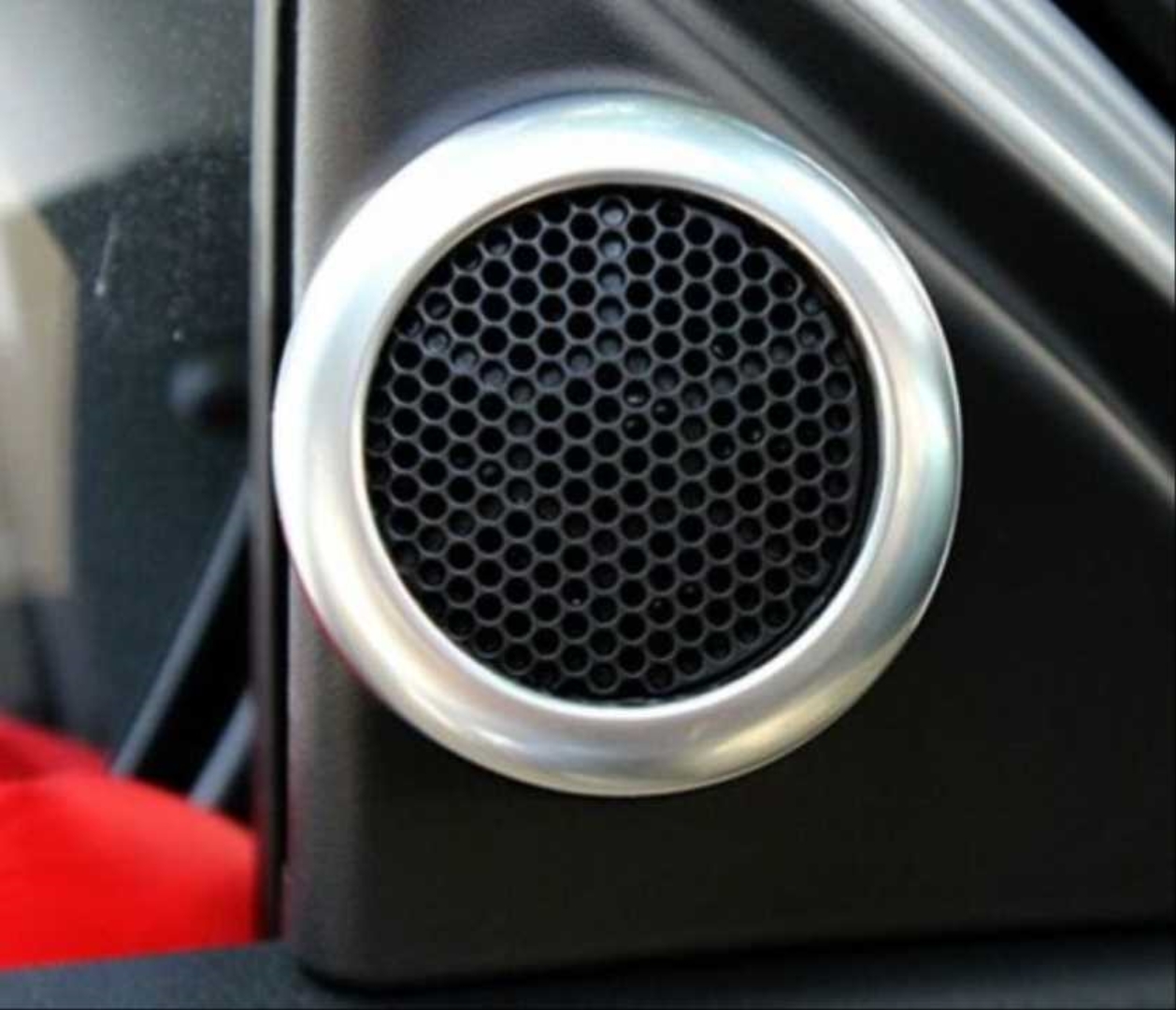 Toyota Corolla 2014-2018 için Uyumlu Tweeter Halka Kaplama Silver 2