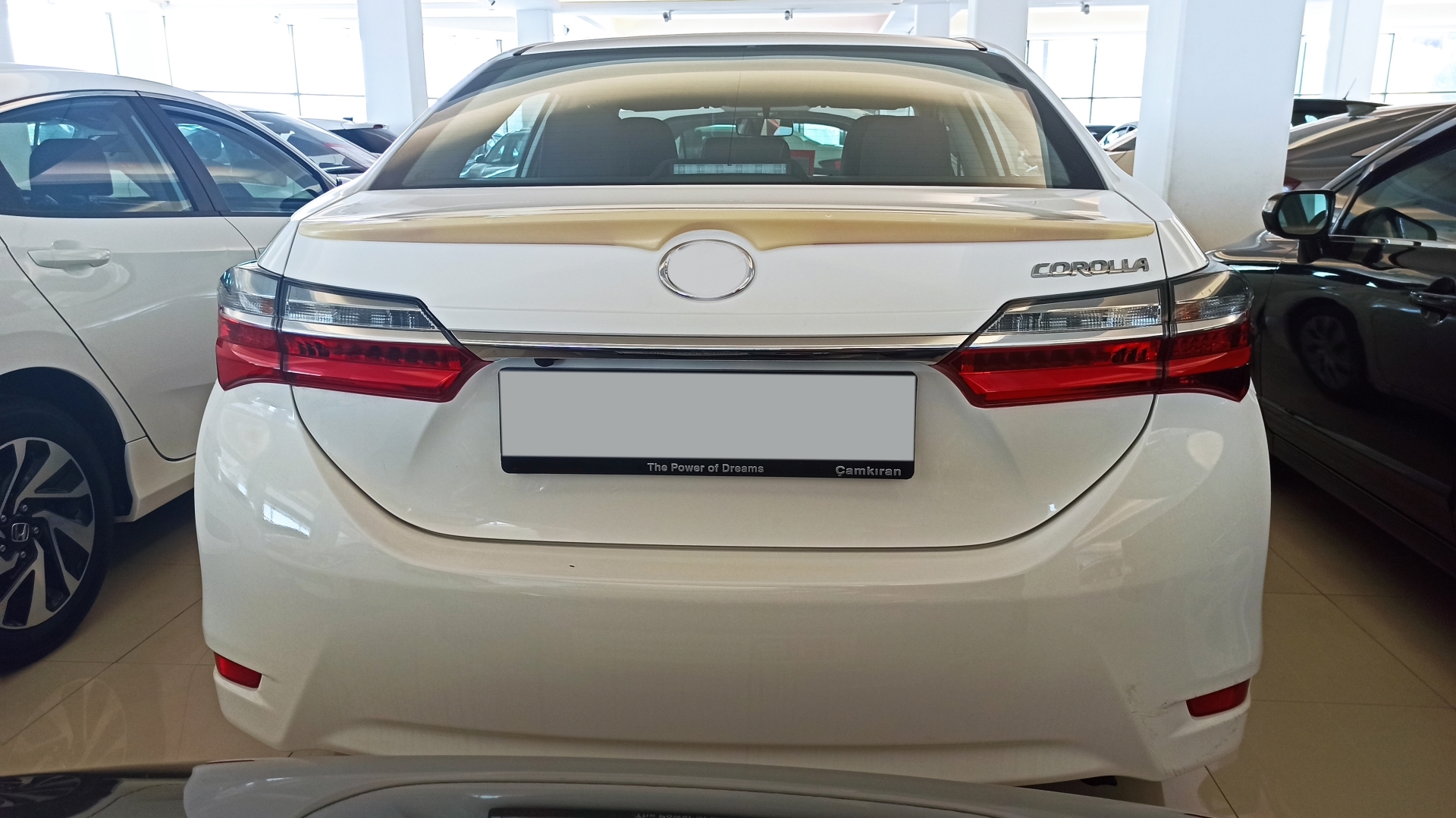 Toyota Corolla 2014-2018 Uyumlu Wing Spoiler (Parlak Siyah) 4