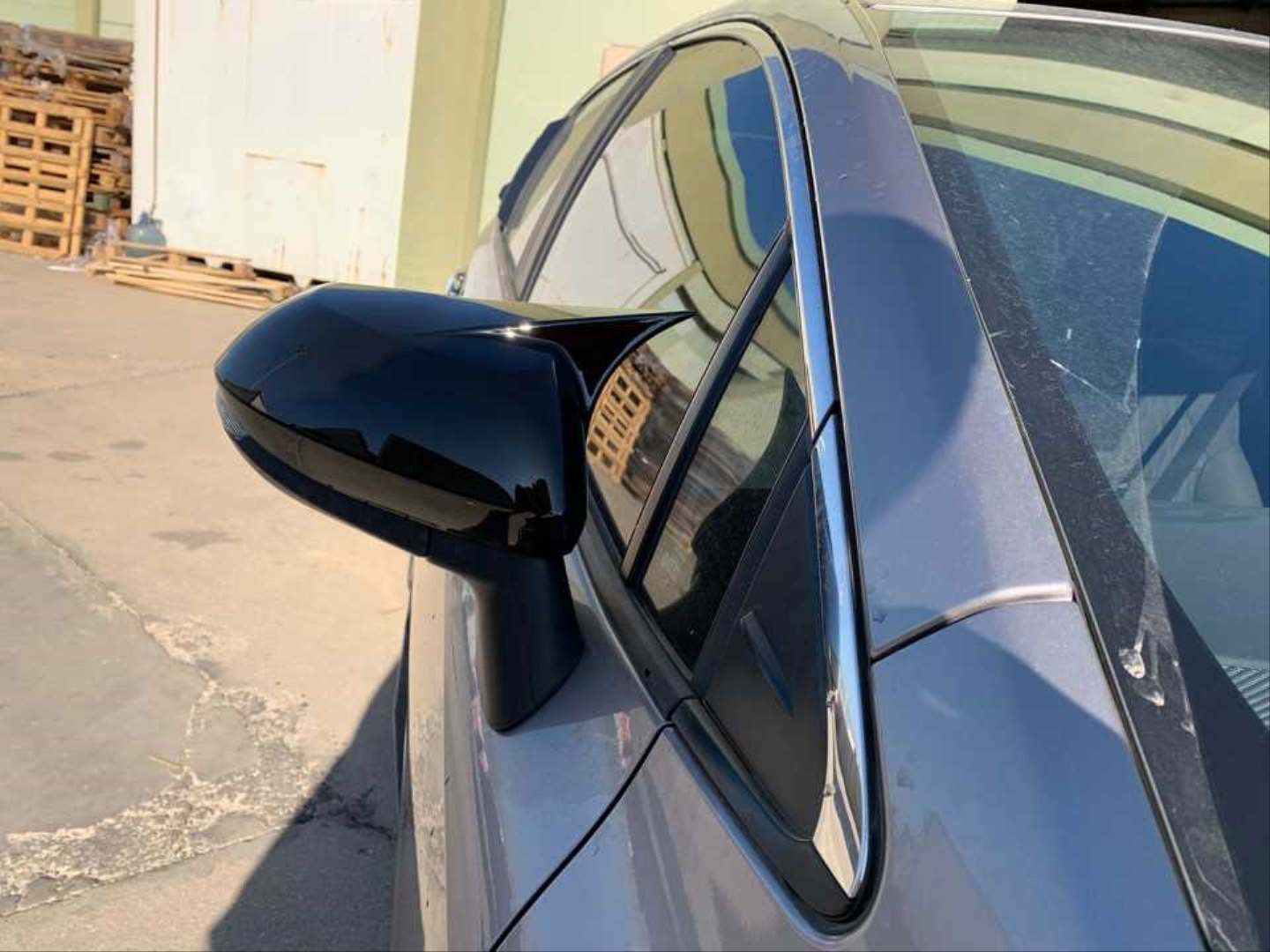 Toyota Corolla 2019+ İçin Uyumlu Yarasa Ayna Kapağı - Piano Black 2