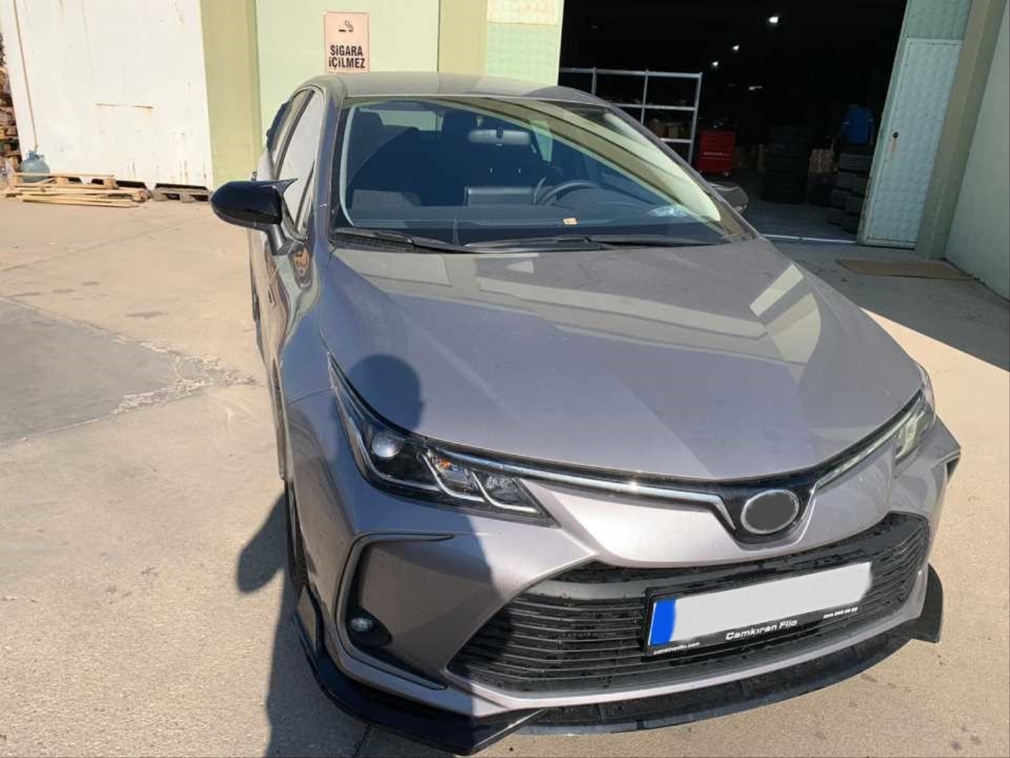 Toyota Corolla 2019+ İçin Uyumlu Yarasa Ayna Kapağı - Piano Black 3