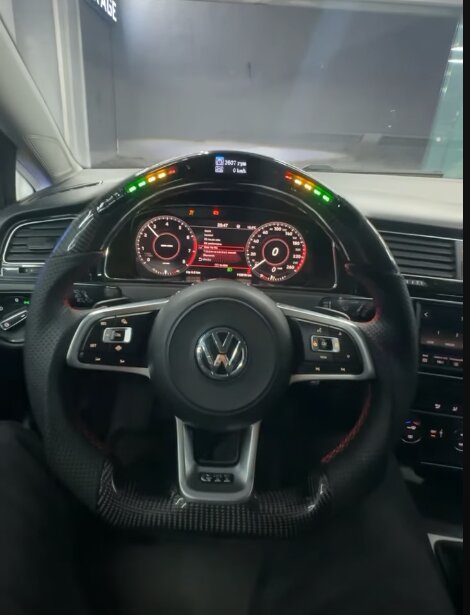 Volkswagen Uyumlu Led Carbon Direksiyon  – CLLG2374 3